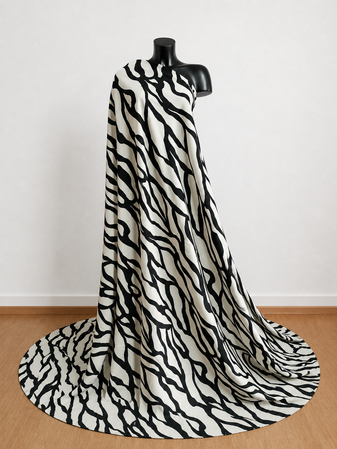 Viskozni krep -zebra print